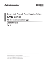 Oriental motor CVD2B-KR User manual
