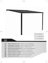 Hornbach 10329557 Pergola Awning Motorised Operating instructions