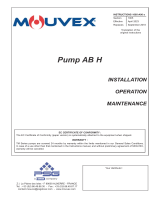 Mouvex 1005-A00 Pump AB H Installation Operation Manual