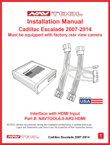 NAV TOOL Cadillac Escalade 2007-2014 Navigation Video Interface User manual
