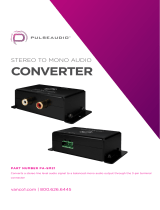 PulseAudio PA-SM21 Stereo to Mono Audio Converter User manual