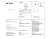 LEPOWER Torchiere Floor Lamp User manual