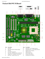 PB Packard Bell 992 Motherboard Owner's manual