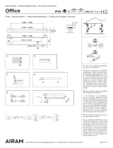 Airam 1245 46W-840 DA2 AL MA WH Suspension Luminaire Operating instructions
