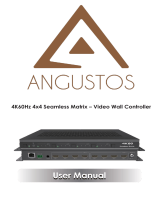 ANGUSTOS 4K60Hz 4×4 Seamless Matrix Video Wall Controller User manual