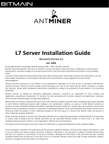 BITMAIN Antminer L7 High Performance New Genuine Ethereum Blockchain Miner Server Installation guide