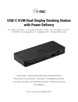 i-tec C31 USB-C Dual Display Power Station User guide