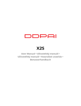 ddpai X2S Pro Dual Channel Dashcam User manual