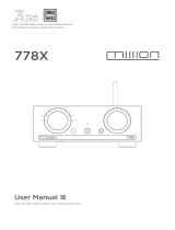 Mission 778X Owner's manual