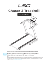 LSG Chaser 3 Treadmill User manual