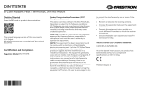 Crestron DIN-1TSTAT8 Product information