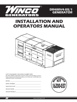 Winco DR400V4 Standby Generator (3PH, 400kW) User manual