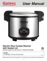 Galaxy Equipment 177GRCS60 Electric Rice Cooker or Warmer User manual