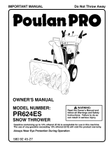 Poulan 96192003703 Owner's manual