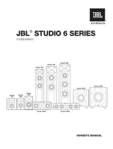 JBL Studio 6 Series Loudspeakers Owner's manual