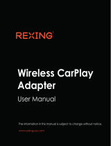 REXING CPW-1 Wireless CarPlay Adapter User manual