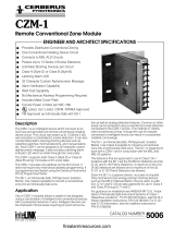 CERBERUS PYROTRONICS CZM-1 Remote Conventional Zone Module Owner's manual