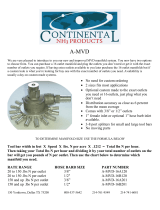 Continental NH3 A-MVD User manual
