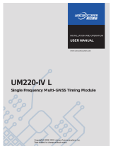 UNICORECOMM UM220-IV L Copyright 2009-2021 Unicore Single Frequency Multi GNSS Timing Module User manual