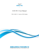 ebyte E103-W11 WiFi 6+BLE 5.1 Serial to WiFi Module User manual