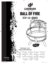LANDMANN Feuerkorb "Ball of Fire", 89,5 x 79,5 cm Operating instructions