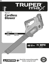 Truper Max MAX-40S Owner's manual