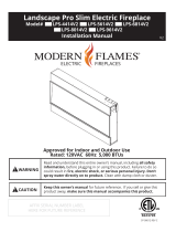 Modern Flames LPS-9614V2 Landscape Pro Slim Electric Fireplace Installation guide