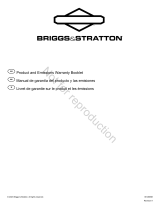 Simplicity MANUAL, PRODUCT AND EMISSIONS WARRANTY User manual