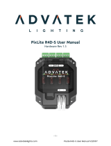 ADVATEK PixLite R4D-S Pixel LED Controller User manual