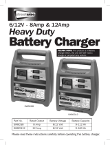 Streetwize SWBCG8 Heavy Duty Battery Charger Owner's manual