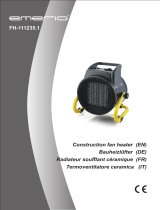 Emerio FH-111235.1 Construction Fan Heater User manual