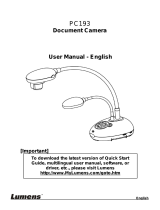 Lumens PC193 User manual