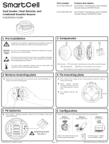 SmartCell SC-23-0210-0001-99 Heat Detector and Combined Sounder Beacon Installation guide