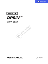 SIONYX OPSIN MDV-400C Night Vision Camera User manual