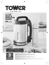 Tower T12055 Soup and Smoothie Maker User manual