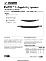 CERBERUS PYROTRONICS FM-200 Extinguishing Systems Flexible Discharge Hose Owner's manual