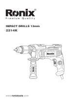 Ronix 2214K 13mm Impact Drills Operating instructions
