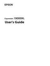 Epson Expression 13000XL User guide