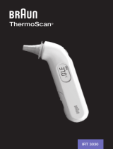 Braun IRT 3030 ThermoScan Ear Thermometer User manual