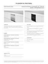 Fisher and Paykel DD24DCTW9 N Double DishDrawer Dishwasher User guide