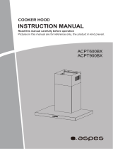 Aspes ACPT600BX Cooker Hood User manual