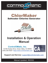 ControlOMatic ChlorMaker Saltwater Chlorine Generator User manual