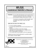 American Dryer AD-310 Installation guide