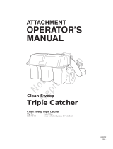Simplicity Clean Sweep Triple Catcher User manual
