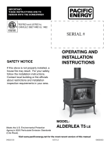 Pacific energy ALDERLEA T5 LE User manual