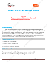 Anjielo Smart 4-inch Central Control Panel Owner's manual