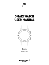 HEAD WATCHES Paris Smart Watch User manual