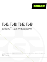 Shure TL45 TwinPlex Subminiature Lavalier Microphone User guide