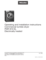 Miele PDR 910 Operating instructions