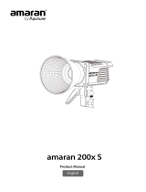 Aputure amaran 200x S Compact Daylight Point Source Light User manual